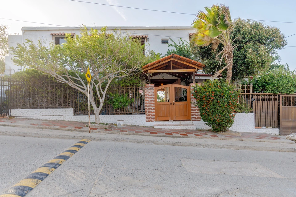 Front exterior and entrance of Puerto Beach House